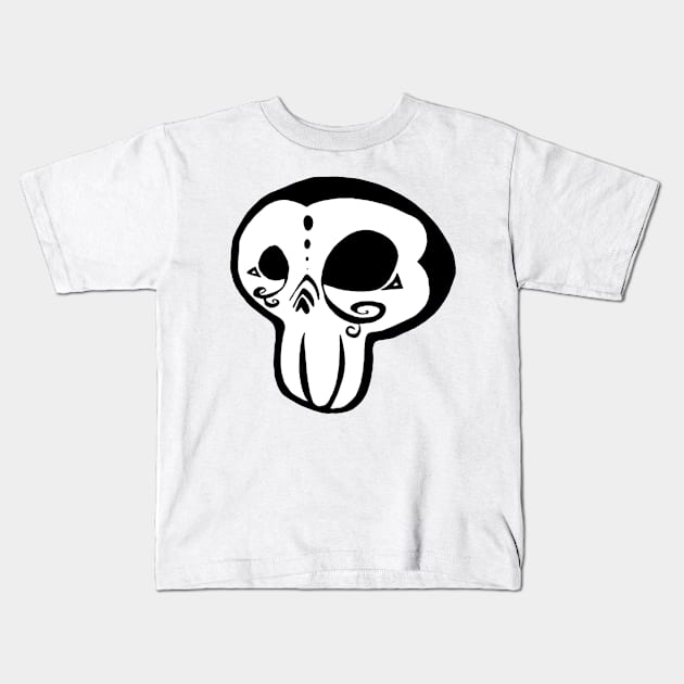 MEXICAN SKULL Kids T-Shirt by Juanpe